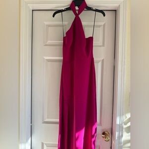 Amanda Uprichard - Pink Halter Dress - S